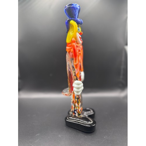 71 - Vintage Murano Art Deco Glass Clown. 28cm tall. 
Excellent condition
