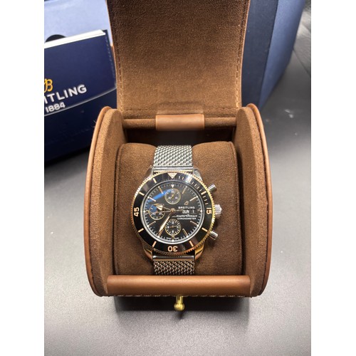 19 - Stunning example in brand new condition of the Breitling Superocean Heritage Chronograph44. 44mm sta... 