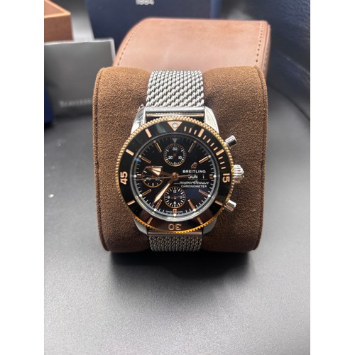19 - Stunning example in brand new condition of the Breitling Superocean Heritage Chronograph44. 44mm sta... 