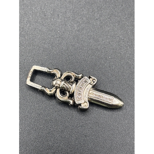 23 - Chrome heart dagger pendant. This is a very sort after piece for any chrome heart lover. In excellen... 