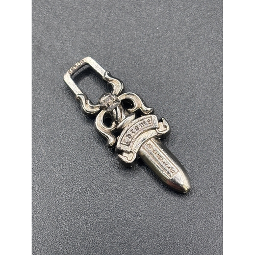 23 - Chrome heart dagger pendant. This is a very sort after piece for any chrome heart lover. In excellen... 