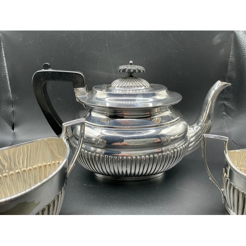 67C - EPNS Really lovely Tea set. Comprising of teapot, milk jug and sugar bowl.
