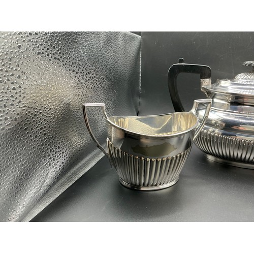 67C - EPNS Really lovely Tea set. Comprising of teapot, milk jug and sugar bowl.