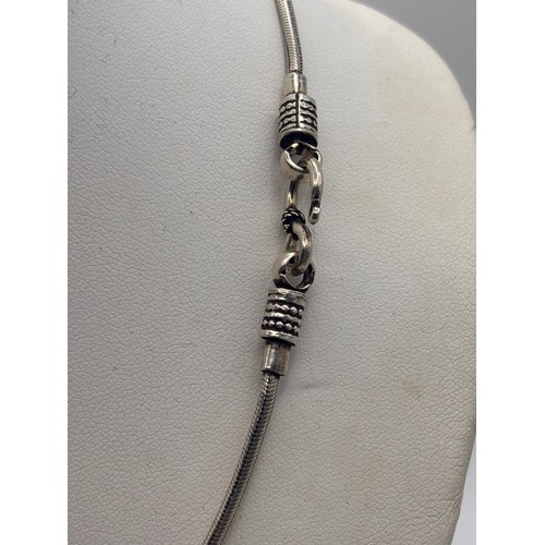 47 - 925 snake chain 
925 Ingot and chain
Combined weight 41g