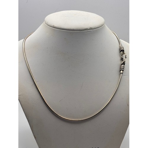 47 - 925 snake chain 
925 Ingot and chain
Combined weight 41g