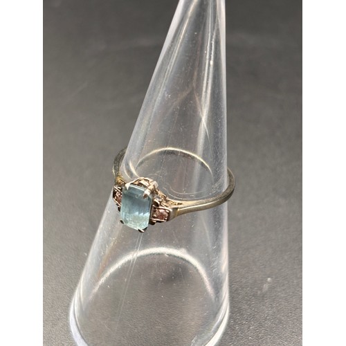 69A - stunning delicate 18ct white gold ring
Size L-M 
Weighs 2g