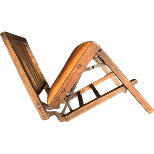 159 - Wonderful hand made folding chair. In perfect condition.