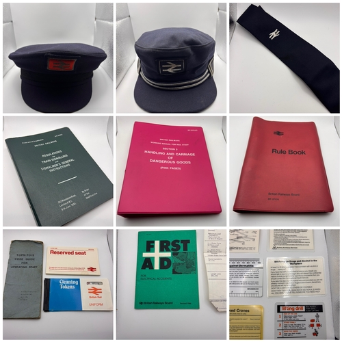 102A - Wonderful collection of national railway memorabilia. Huge collection including  hats, whistle, book... 