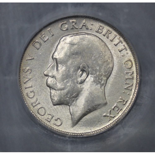 125 - 1918 Shilling, George V. Graded CGS78. Weakly struck obverse as very often seen. Plentiful lustre an... 