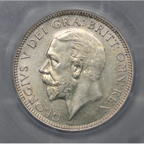 127 - 1927 Shilling, George V. Graded CGS80. 2nd Reverse (ESC 1439, Bull 3829).