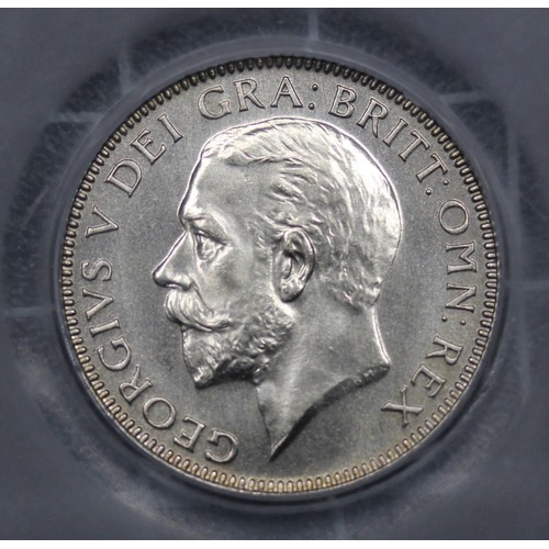 128 - 1927 Proof Shilling, George V. Graded CGS85 & an eye catching example.