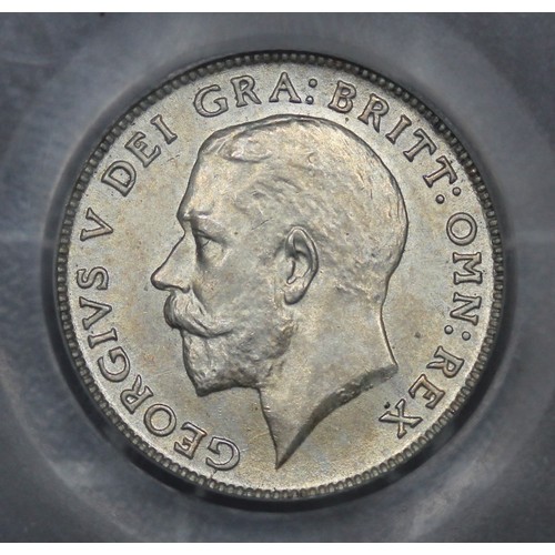 114 - 1924 Sixpence, George V. Graded CGS80. An extremely attractive, sharply struck coin with soft, almos... 