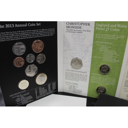 172 - 2013 BUNC Royal Mint 15-coin Annual set including underground £2 set and Coronation 60th Anniversary... 