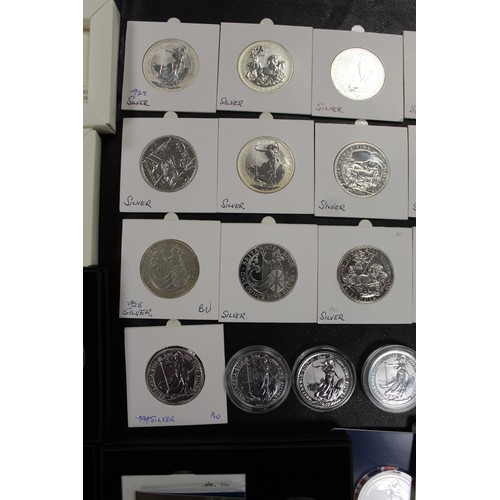 120 - A superb silver Britannia date run from 1998 to 2019 with 28 coins including varieties. Comprising 1... 