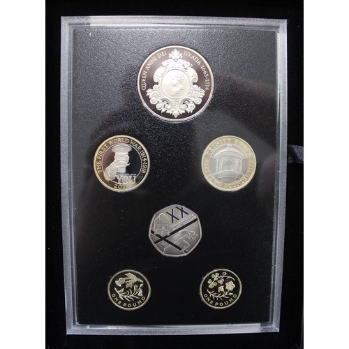 159 - 2014 Royal Mint 13-coin proof set including Queen Anne commemorative £5.