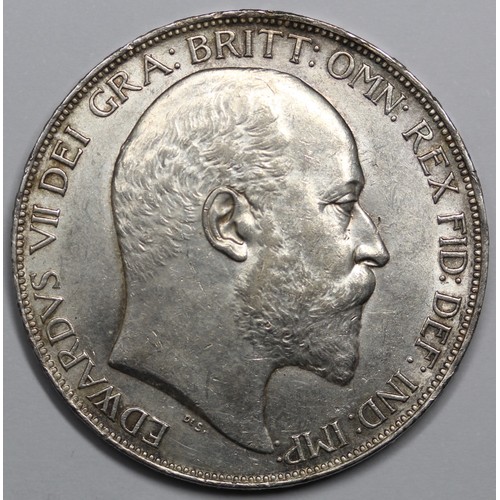 61 - 1902 Crown, Edward VII. EF/gEF with attractive lustre and soft toning.