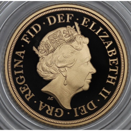 80 - 2021 Proof Sovereign, Elizabeth II, with 