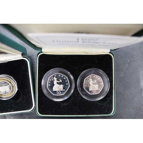 136 - Silver proof coins (8) comprising 2012 Handover £2 coin in official case with COA (scratches on obve... 