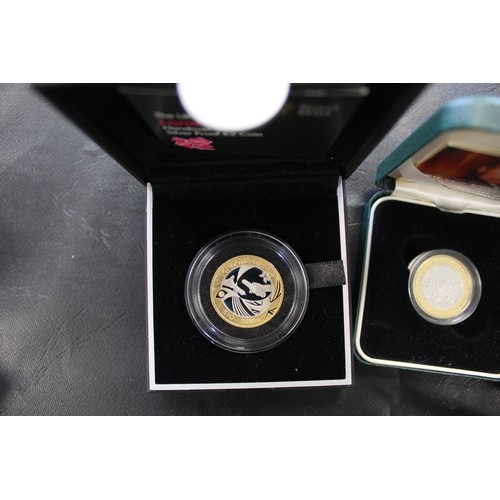 136 - Silver proof coins (8) comprising 2012 Handover £2 coin in official case with COA (scratches on obve... 