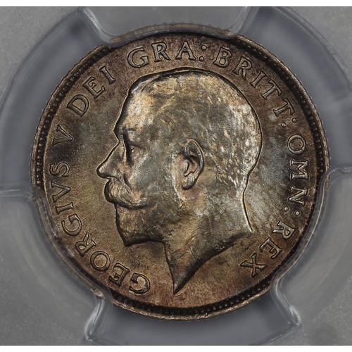 30 - 1914 Sixpence, George V. Graded PCGS MS66. A wonderful strike backed by soft tone & vibrant lust... 