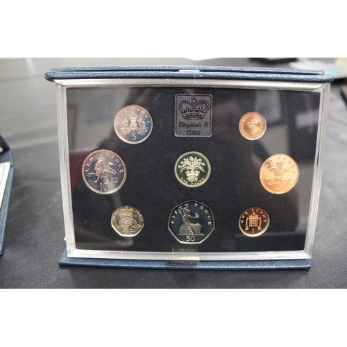 167 - Royal Mint Proof Sets 1983-1988. 1983 & 1984 with some toning otherwise all with COA's and unusu... 