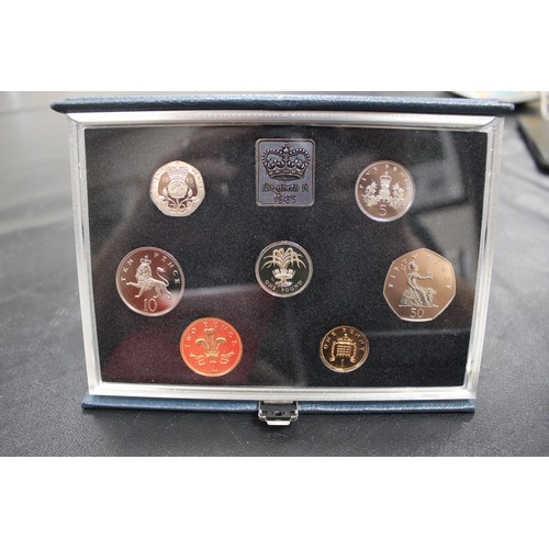 167 - Royal Mint Proof Sets 1983-1988. 1983 & 1984 with some toning otherwise all with COA's and unusu... 