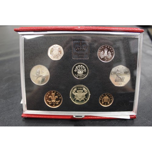 167 - Royal Mint Proof Sets 1983-1988. 1983 & 1984 with some toning otherwise all with COA's and unusu... 