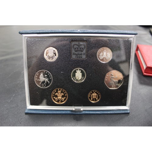 167 - Royal Mint Proof Sets 1983-1988. 1983 & 1984 with some toning otherwise all with COA's and unusu... 