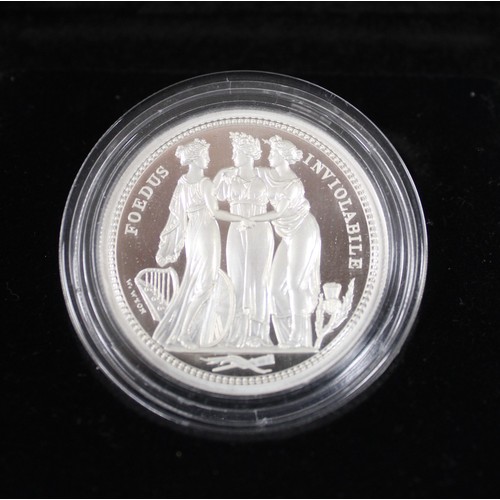 106 - 2020 Three Graces silver proof 2oz. A couple of spots by ILE on reverse and a slight handling mark i... 