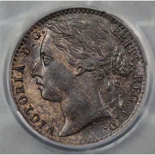 11 - 1878 Third Farthing. Peck 1933. Graded CGS82. A lovely example.