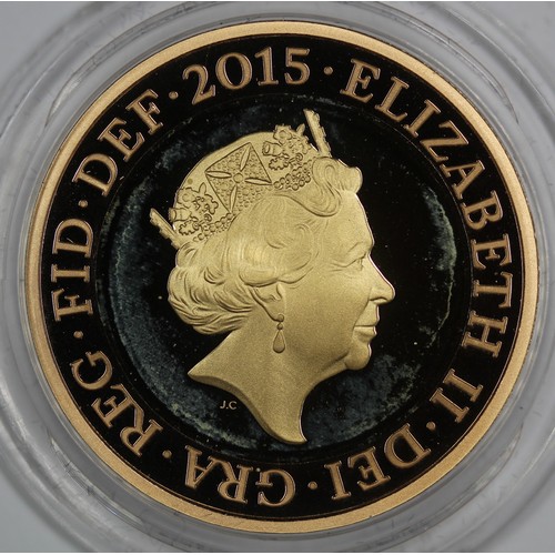 92 - 2015 Gold Proof £2, 