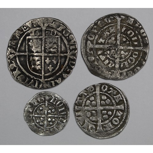 10 - A small assortment of hammered coins comprising a 1570 Elizabeth I sixpence, Edward III groat, Edwar... 