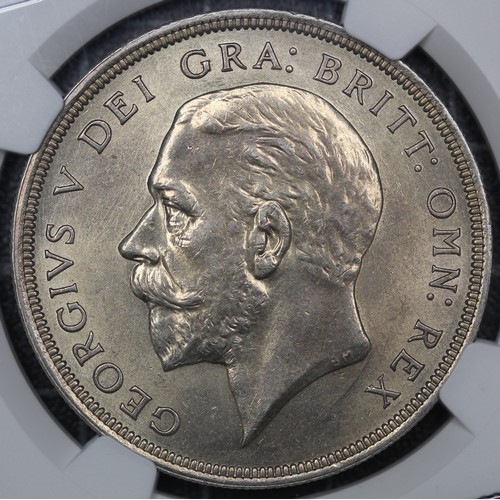 85 - 1929 Wreath Crown, George V (ESC 369, Bull 3636, S.4036). Graded NGS MS62, uncirculated, bright with... 