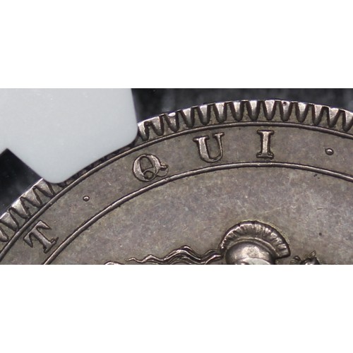 65 - 1819 Crown, Edge LX, George III (ESC 216, Bull 2013, S.3787). Graded MS61, EF, and being a variety o... 