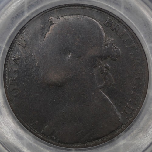 118 - 1882 Penny, No H below date, Victoria (Freeman 112, S.3954). Graded CGS5, poor, however excessively ... 