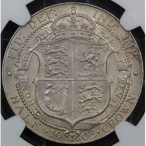 101 - 1905 Half Crown, Edward VII (ESC 750, Bull 3571, S.3980). One of the iconic rarities of 20th century... 