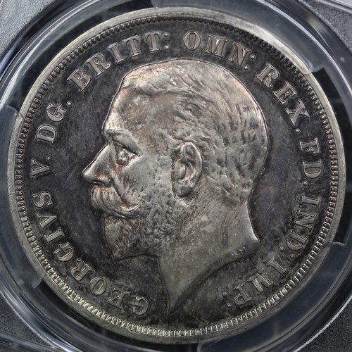 94 - 1935 Raised Edge Proof Crown, George V (ESC 378, Bull 3655, S.4048). Graded PCGS PF64 Cameo. Some li... 