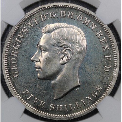 96 - 1951 Festival of Britain Crown, George VI (ESC 393C, Bull 4024, S. 4111). Graded NGC PL65, uncircula... 