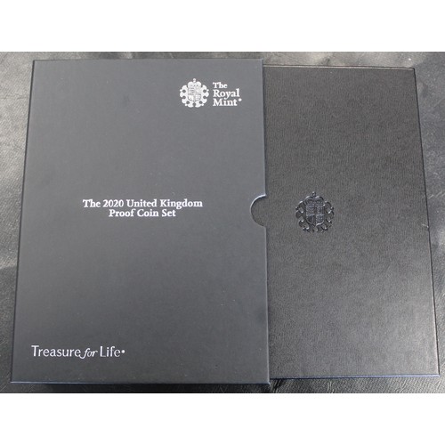 2170 - Royal Mint 2020 13-coin proof set collectors edition including Tokyo Olympics 50p. All coins as stru... 