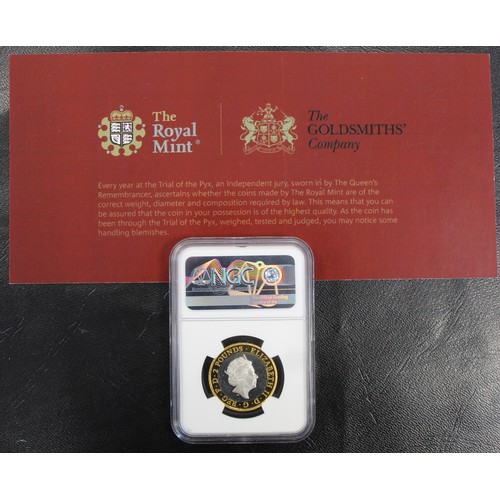 2191 - Trial of the Pyx 2016 silver proof William Shakespeare Tragedy £2. Graded NGC PF62 Ultra Cameo with ... 