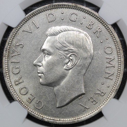 2053 - 1937 Crown, George VI. Housed in an NGC holder with a non numeric result of UNC details, obverse cle... 