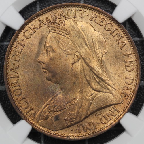 2085 - 1901 Penny, Victoria. Graded NGC MS63RB. Small spot on bust and light stain centrally to reverse oth... 