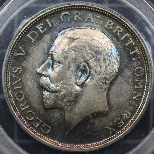 2060 - 1911 Proof Halfcrown, George V. A sumptuous example in old 3rd generation PCGS holder (1990-1993) an... 