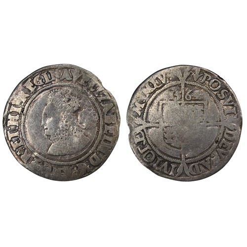 1062 - Elizabeth I (1558-1603) sixpence, mm. pheon, 1564 overdate, looks over a 2 but possibly 3. The overd... 