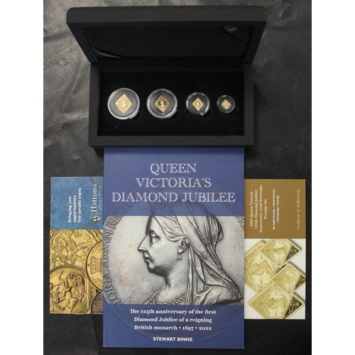 2033 - 2022 Tristan da Cunha 4-coin sovereign prestige set struck to celebrate the 125th Anniversary of the... 