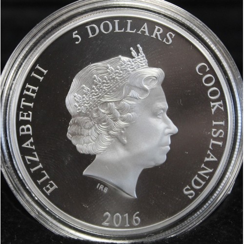 2225 - Cook Islands 2016 $5 1oz 