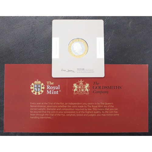 2195 - Trial of the Pyx 2018 silver proof £2 commemorating the 100th Anniversary of the First World War Arm... 