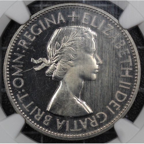 2062 - 1953 Proof halfcrown, Elizabeth II. Graded NGC PF63 with a few light surface marks. UNC. [ESC 798H, ... 