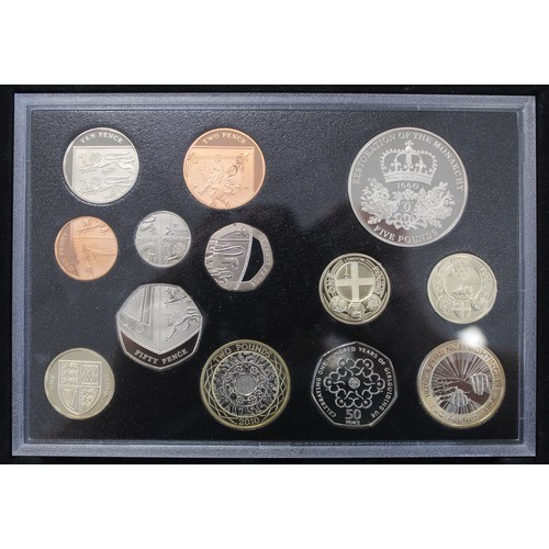 2172 - Royal Mint pre-decimal and decimal year sets (5) comprising 1970, 1974, 2001, 2002 & 2010. The 2... 