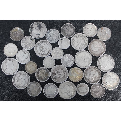 2101 - Pre-1920 silver coin assortment comprised of shillings, sixpence and other assorted smalls occasiona... 